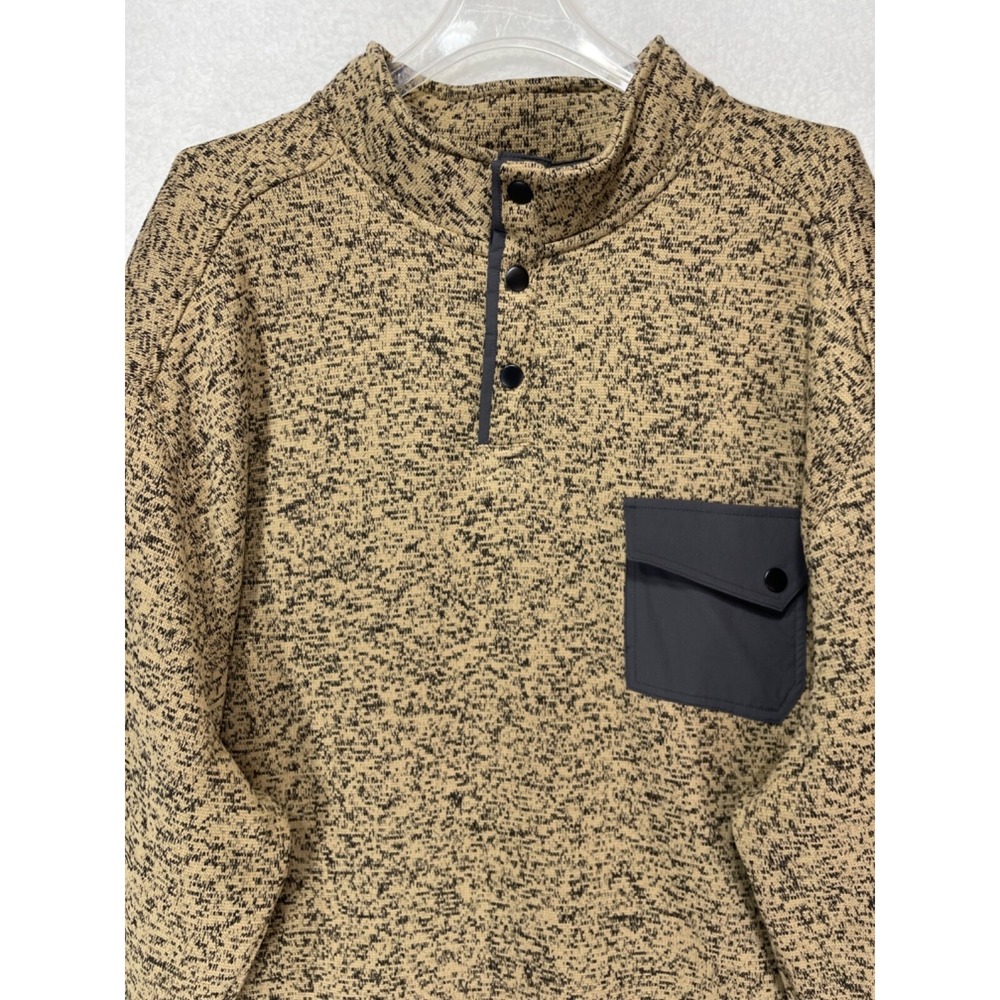 Roundtree & Yorke Outdoor 3XB Explorer Fit Long Sleeve 1/4 Button Up NWT Sweater